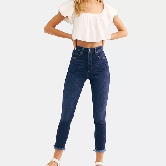 Free People Pants - Free People Raw High Rise Jeggings-NWT!